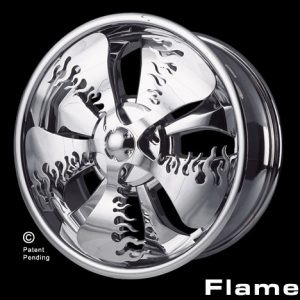 Spinweel Spinner Wheel 5 Spoke - Flame