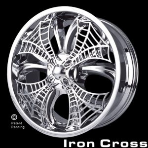 Spinweel Spinner Wheel 4 Spoke - Iron Cross