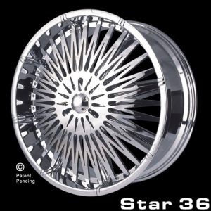 Spinweel Spinner Wheel Full Plate 36 Spoke - Star 36