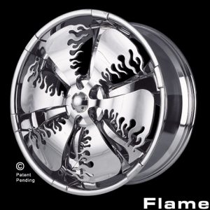 Spinweel Spinner Wheel 6 Spoke - Flame