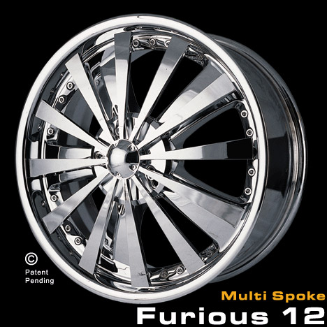 Spinweel Spinner Wheel Multi Spoke - Furious 12